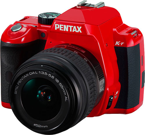 Pentax's K-r digital camera. Photo provided by Pentax Ricoh Imaging Co. Ltd.Click for a bigger picture!