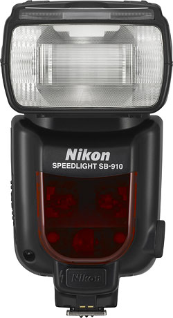 The Nikon SB-910 Speedlight is the company's new flagship flash strobe. Photo provided by Nikon Inc. Click for a bigger picture!