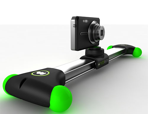 Glidetrack's mobislyder offers smooth dolly shots on a consumer-friendly budget. Rendering provided by Glidetrack (Scotland) Limited. Click for a bigger picture!