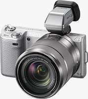 Sony's Alpha NEX-5N compact system camera. Photo provided by Sony Electronics Inc. Click to read our Sony NEX-5N review!