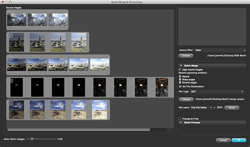 New automatic batch merging functionality. Screenshot provided by Unified Color Technologies. Click for a bigger picture!