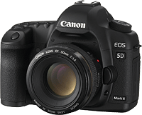 Canon's EOS 5D Mark II digital SLR. Photo provided by Canon.