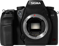 Sigma's SD1 digital SLR. Photo provided by Sigma. Click for our Sigma SD1 preview!