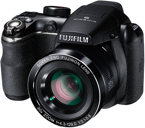 The Fuji FinePix S4500 keeps the 14 megapixel CCD , but swaps in a 30x zoom. Image provided by Fujifilm North America Corp. Click for a bigger picture!