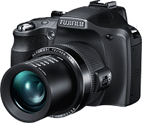 The Fuji SL300 adds a cold shoe, dual zoom toggles, and li-ion power source. Image provided by Fujifilm North America Corp.