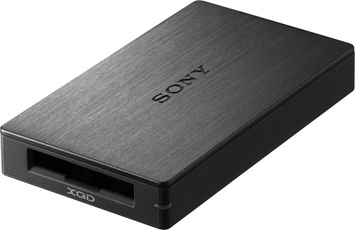 Sony MRW-E80 ExpressCard reader. Photo provided by Sony Corp. Click for a bigger picture!