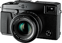 Fujifilm's X-Pro1 compact system camera. Click for our Fuji X-Pro1 preview!