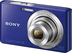 Sony's Cyber-shot DSC-W610 digital camera. Photo provided by Sony Electronics Inc. Click for a bigger picture!