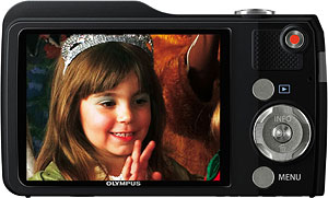 Olympus' VG-170 digital camera. Photo provided by Olympus Corp. Click for a bigger picture!