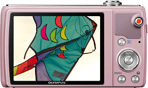 Olympus' VR-360 digital camera. Photo provided by Olympus Corp. Click for a bigger picture!