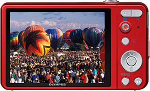 Olympus' VG-160 digital camera. Photo provided by Olympus Corp. Click for a bigger picture!