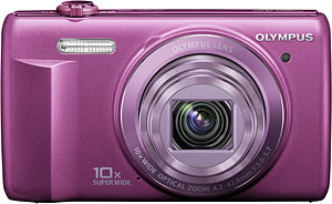 Olympus VR-340 digital camera. Photo provided by Olympus Corp. Click for a bigger picture!