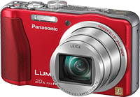 Panasonic's Lumix DMC-ZS20 digital camera. Photo provided by Panasonic Corp. Click for our Panasonic ZS20 preview!
