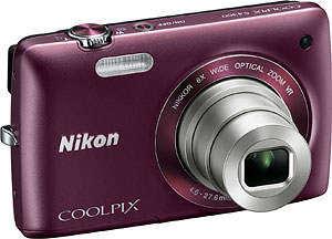 Nikon's Coolpix S4300 digital camera. Photo provided by Nikon Inc. Click for a bigger picture! 