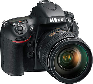 Nikon's D800 digital SLR. Photo provided by Nikon Inc. Click for a bigger picture!