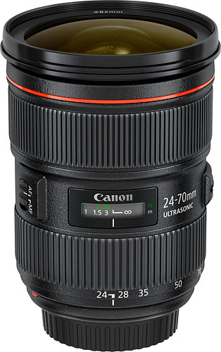 Canon's EF 24-70mm f/2.8L II USM lens. Photo provided by Canon USA Inc. Click for a bigger picture!