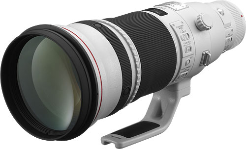 Canon's EF 500mm f/4L IS II USM lens. Photo provided by Canon Inc. Click for a bigger picture!