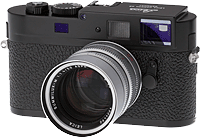 Lecia M9-P digital camera. Copyright © 2012, The Imaging Resource. All rights reserved.