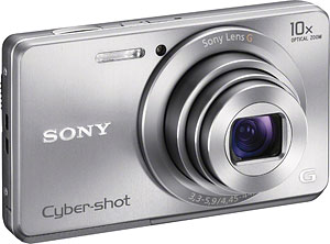 Sony's Cyber-shot DSC-W690 digital camera. Photo provided by Sony Electronics Inc. Click for a bigger picture!