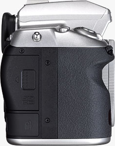 Pentax's K-5 Silver Special Edition camera. Photo provided by Pentax Ricoh Imaging Americas Corp. Click for a bigger picture!