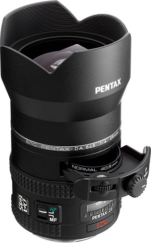 A built-in filter holder accepts a bundled 40.5mm circular polarizer. Photo provided by Pentax Ricoh Imaging Americas Corp. Click for a bigger picture!