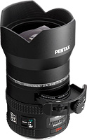 The smc Pentax DA 645 25mm f/4 AL [IF] SDM AW lens. Photo provided by Pentax Ricoh Imaging Americas Corp.