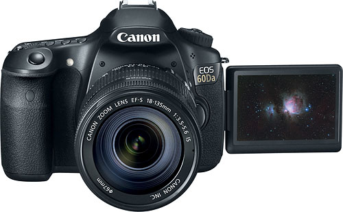 Canon's EOS 60Da digital SLR. Photo provided by Canon. Click for a bigger picture!