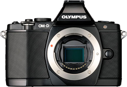 Olympus' E-M5 compact system camera. Photo provided by Olympus. Click for a bigger picture!