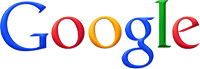 Google's logo. Click here to visit the Project Glass website!