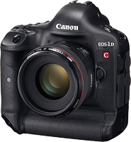 Canon's EOS-1D C digital SLR. Photo provided by Canon USA Inc.