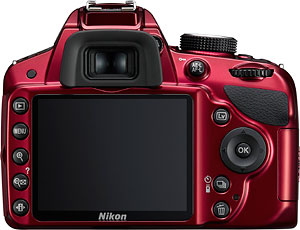 Nikon's D3200 digital SLR. Photo provided by Nikon. Click for a bigger picture!