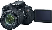 Canon's EOS Rebel T4i digital SLR. Photo provided by Canon. Click for our Canon T4i preview!