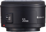 The Canon EF 50mm f/1.8 II lens. Photo provided by Canon.