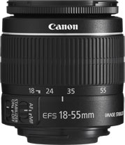 The Canon EF-S 18-55mm f/3.5-5.6 IS II lens. Photo provided by Canon.