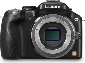 Panasonic's Lumix DMC-G5 digital camera. Photo provided by Panasonic. Click for a bigger picture!