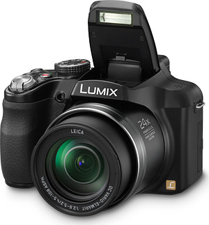 Panasonic's Lumix DMC-FZ60 digital camera. Photo provided by Panasonic. Click for a bigger picture!