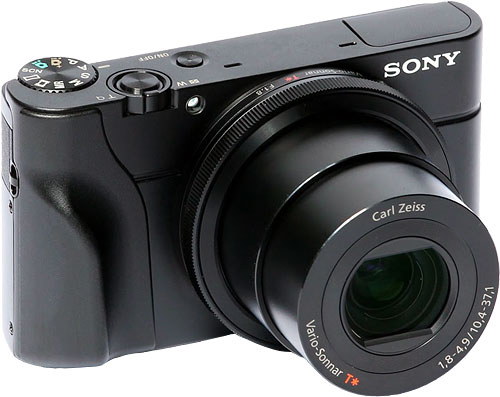 Sony's Cyber-shot RX100 camera with Richard Franiec Custom RX100 grip attached. Photo provided by Richard Franiec. Click for a bigger picture!