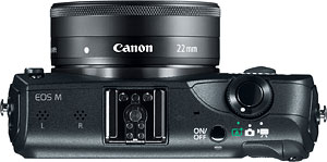 Canon's EOS M compact system camera. Photo provided by Canon. Click for a bigger picture!