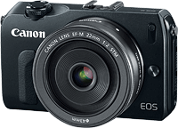 Canon's EOS-M compact system camera. Photo provided by Canon. Click for our hands-on Canon EOS M preview!