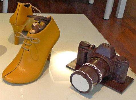 Chocolate-camera-shoes
