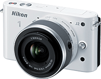The Nikon J2 compact system camera. Image provided by Nikon. Click for our Nikon J2 preview!