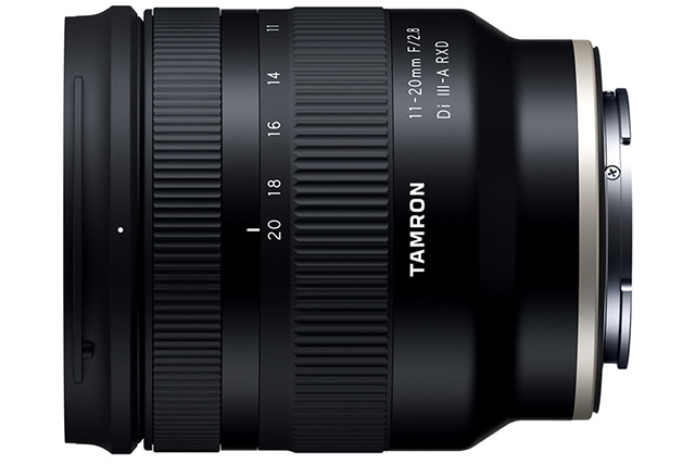 Tamron announces development of 11-20mm F2.8 Di III-A RXD ultra wide-angle zoom for X-Mount cameras