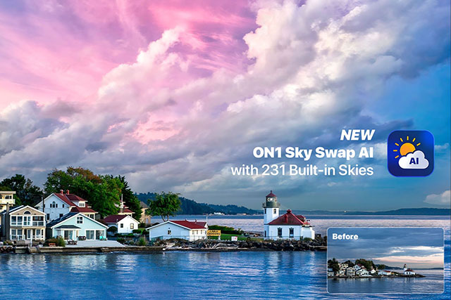 ON1 announces Sky Swap AI 2023: AI-powered sky replacement technology for just $30