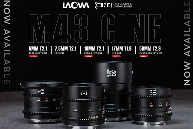 Venus Optics announces four new Cinema lenses for Micro Four Thirds