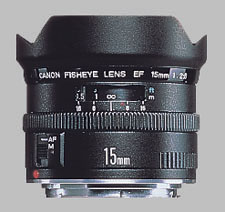 image of the Canon EF 15mm f/2.8 Fisheye lens