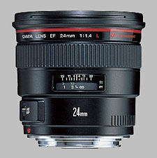 image of the Canon EF 24mm f/1.4L USM lens