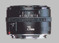 image of the Canon EF 28mm f/2.8 lens