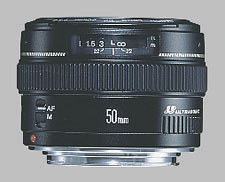 image of the Canon EF 50mm f/1.4 USM lens