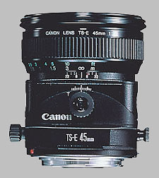 image of the Canon TS-E 45mm f/2.8 lens