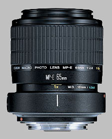image of the Canon MP-E 65mm f/2.8 1-5x Macro lens
